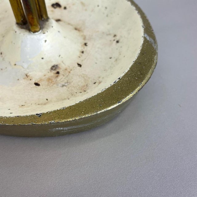 Bauhaus Modernist Metal and Brass Umbrella Stand, Germany, 1950s For Sale - Image 14 of 18