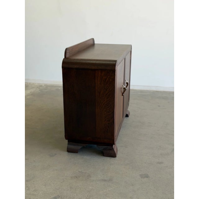 1940s Art Deco Waterfall Cabinet For Sale - Image 14 of 18