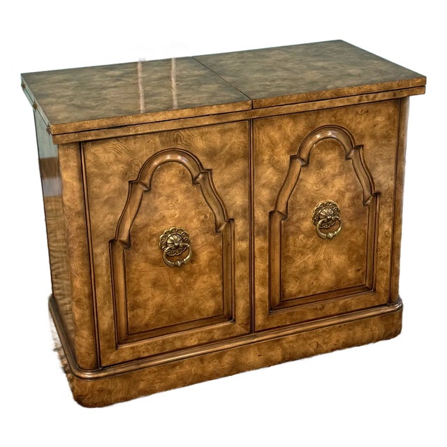 1970s Mastercraft Flip Top Bar/Server For Sale