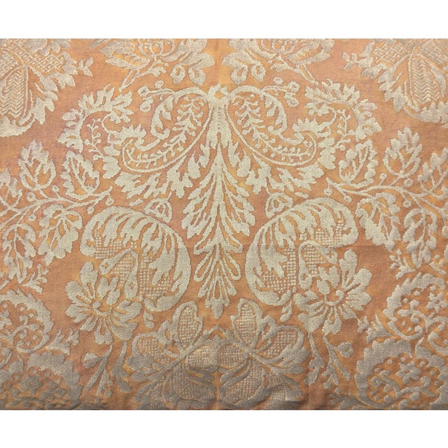 Mariano Fortuny Solimena Italian Designer Fabric Down Pillow - 1 of 8 Available.