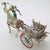 Silver Large Vintage Italian Handmade Silver Carretto Siciliano Carriage with Enameled Parts, Sicily, 1980s For Sale - Image 8 of 13