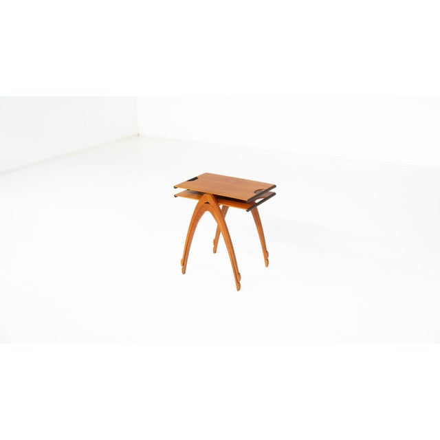 Pair of Stackable Side Tables "Gacela", Oscar Tusquets Blanca for Driade, 1991 This piece is attributed to the mentioned...