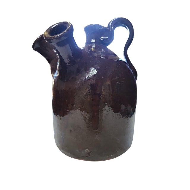 Farmhouse Vintage Five Spout Georgia Studio Pottery Monkey Jug For Sale - Image 3 of 7