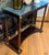 Wood 1990s Bombay Company Mahogany & Green Marble Console + Side Tables (4‑Piece Set) For Sale - Image 7 of 10