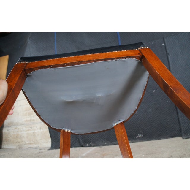 Late 20th Century Late 20th Century Italian Fiorini Biedermeier Style Solid Cherry Klismos Side Dining Chair For Sale - Image 5 of 10