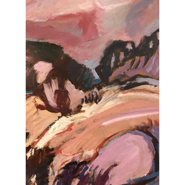 Jean Krillé, Landscape as Far as the Eye Can See, No. 6, Oil on Wood For Sale - Image 4 of 7