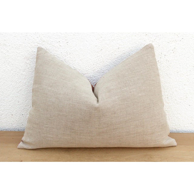 Nabha Nomad, Antique Phulkari Lumbar Pillow Cover For Sale - Image 4 of 6