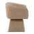 Contemporary Latte Pedestal Swivel Dining Chair For Sale - Image 3 of 7