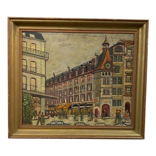 Roberto Gherardi, Patek Philippe, 1980, Oil on Wood, Framed For Sale