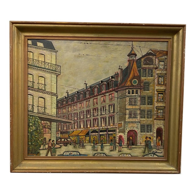 Roberto Gherardi, Patek Philippe, 1980, Oil on Wood, Framed For Sale
