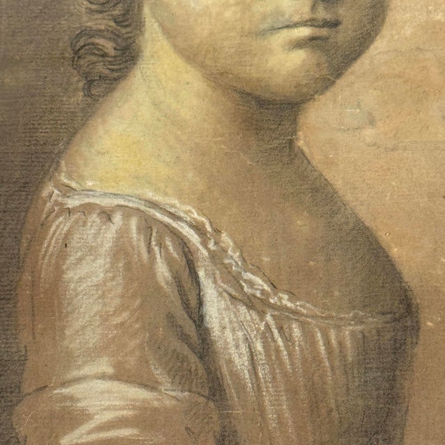 18th Century English Portrait of a Young Girl For Sale - Image 10 of 13