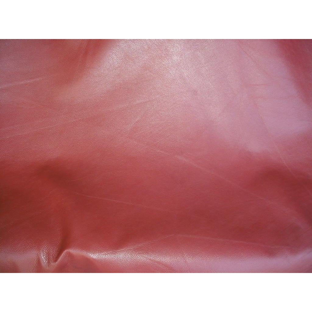 Moore & Giles Brighton Spice Red Full Grain Cowhide Leather Upholstery Fabric 52.0 Sf Sq Yards