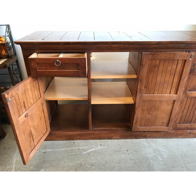 Farmhouse Wood Credenza/ Buffet Chairish