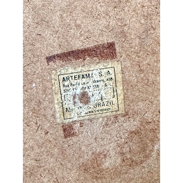 1960s Vintage Mid Century Brazilian Butterfly Inlaid Wood Tray For Sale - Image 5 of 6