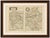 This original seventeenth-century sheet contains two separately titled maps of historic regions in northern and central...