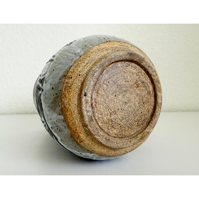 Vintage Figurative Studio Pottery Vase, Signed, 1970 For Sale - Image 10 of 10