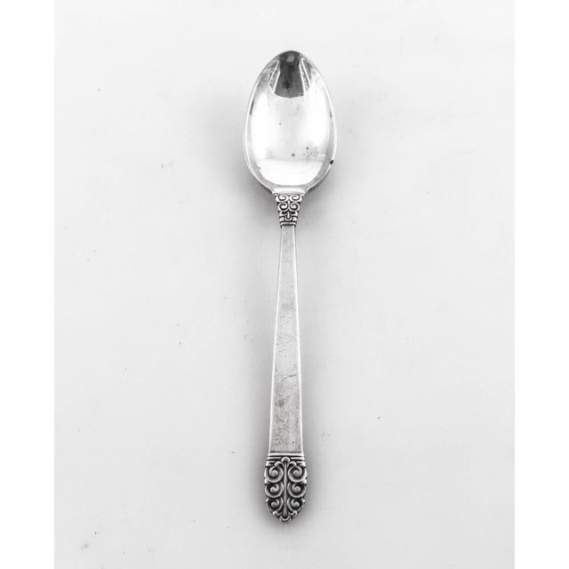 This sterling silver flatware set is gorgeous. Not too ornate and not too plain; the perfect look for a sterling flatware...