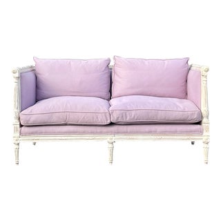 Vintage Regency Louis XVI Style Settee For Sale