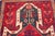 Antique Tribal Red Geometric Caucasian Sewan Kazak Rug, County of Origin: Caucasus, Circa Date: 1900