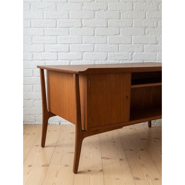 Teak Executive Desk from Svend Aage Madsen, 1960s For Sale - Image 11 of 13