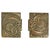 Architectural Bronze Square Push Pull Door Handles with Organic Relief, 1970s, Set of 2 For Sale - Image 9 of 9