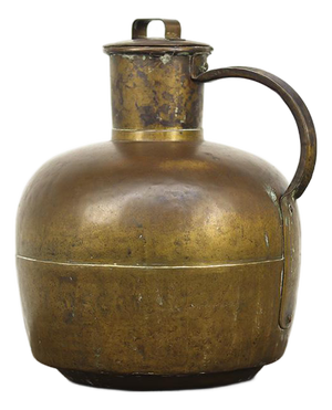 Large French Brass Canne à Lait or Milk Jug