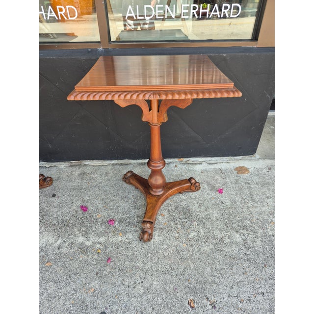 Late 19th Century Pair of Antique Anglo Indian Tables For Sale - Image 5 of 7