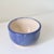 Signed Wabi Sabi Studio Pottery Bowl in Deep Periwinkle Blue Glaze & Wheel-Thrown Texture For Sale In Tulsa - Image 6 of 15