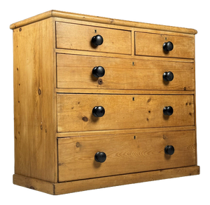 Pine Chest of Drawers, 19th Century