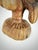 1950s Americana Hand-Carved Wood Eagle Sculpture Folk Art For Sale - Image 5 of 12