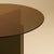 Contemporary Round Dining Table in Bronzed Glass by Lebanto For Sale - Image 3 of 4