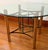 Mid-Century Modern Vintage Rattan and Bamboo Round Glass Top Dining Table in the Style of McGuire For Sale - Image 3 of 8