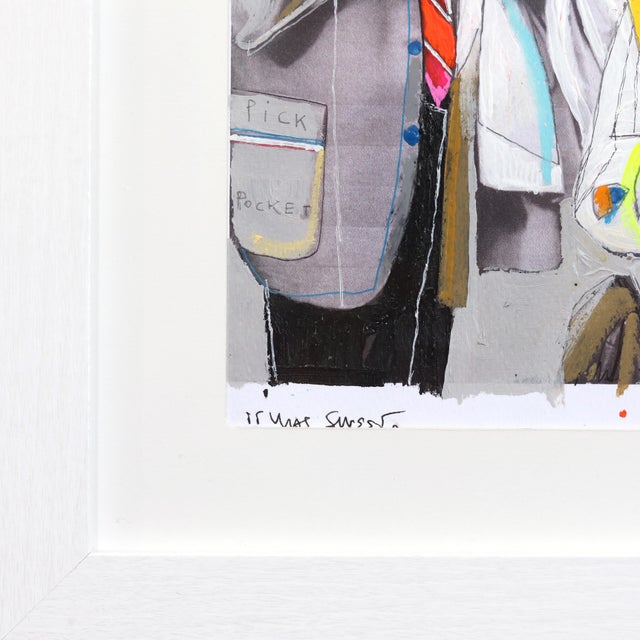 Gelateria - Original Abstract Figurative Color Drenched Mixed Media Artwork by Fabio Coruzzi For Sale In Los Angeles - Image 6 of 9