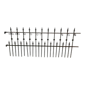 Late 19th Century Rustic Wrought Iron Fence / Gate From Kingston New York