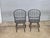 Late 20th Century Late 20th Century Pair of Pennsylvania House Sack Back Windsor Arm Chairs Black Finish For Sale - Image 5 of 9