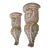 Pair Spanish Colonial Wood Polychrome Cherub Corbel Wall Brackets For Sale