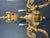 Bronze 1940s Louis XVI style 8-arm chiseled bronze chandelier by Lucien For Sale - Image 8 of 12