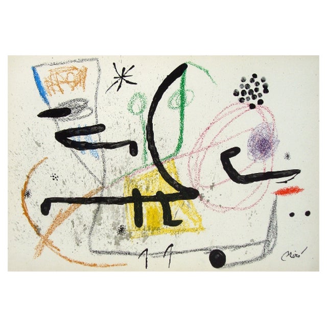 Joan Miró, Maravillas Con Variations Acrosticas 9, 1975 Lithograph For Sale
