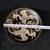Chinese Ceramic Plate,Jizhou Ware Black Glaze Porcelain Plate Hand Carved Double Phoenix Pattern For Sale - Image 9 of 10