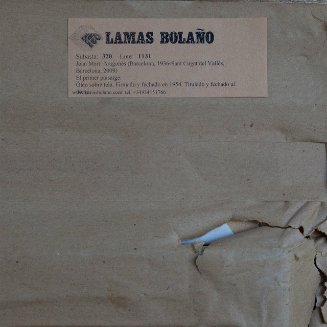 Jordi Pausas Mestres, Rugged Hillside Under a Dynamic Sky, Oil Painting For Sale - Image 6 of 8