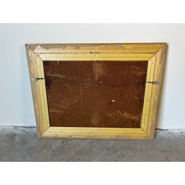 1944 A. Polansky Landscape Painting With a Soldier in a Battle Tank For Sale - Image 11 of 12