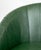 Borgade Green Leather Swivel Tub Chairs, Pair For Sale - Image 4 of 7