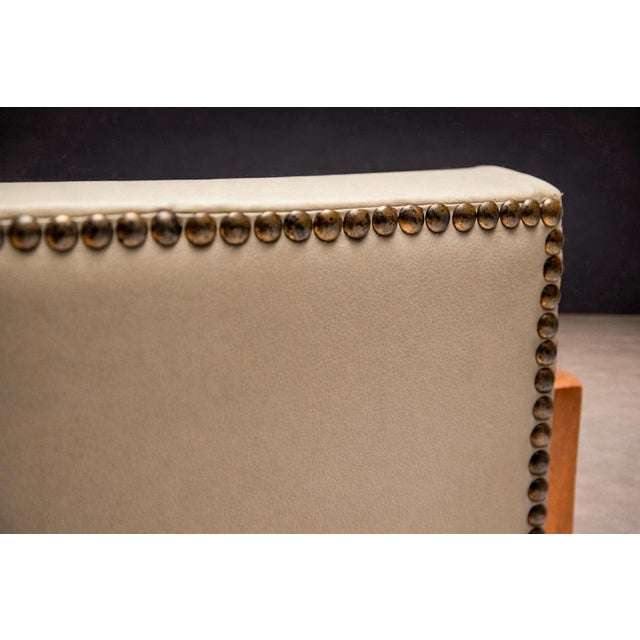 Armchair in Beige Faux Leather, Jose Zanine Caldas, 1950s - Lot 107 For Sale - Image 10 of 12
