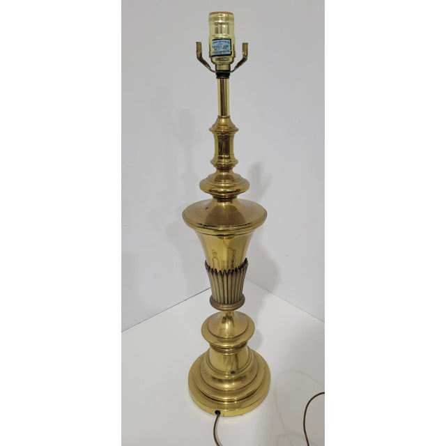 1960s Hollywood Regency Brass Westwood Lamp For Sale - Image 9 of 13