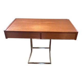1970s Midcentury Modern Teak Hanging Cabinet or Drawer or Floating Shelf For Sale