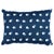 Schumacher Schumacher Taylor Embroidery 18" Lumbar Pillow in Blue on Ivory For Sale - Image 4 of 4