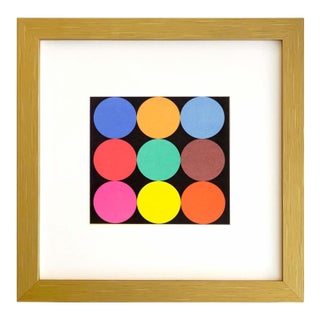 Ellsworth Kelly 1999 Colored Circles 12 Framed Reproduction For Sale