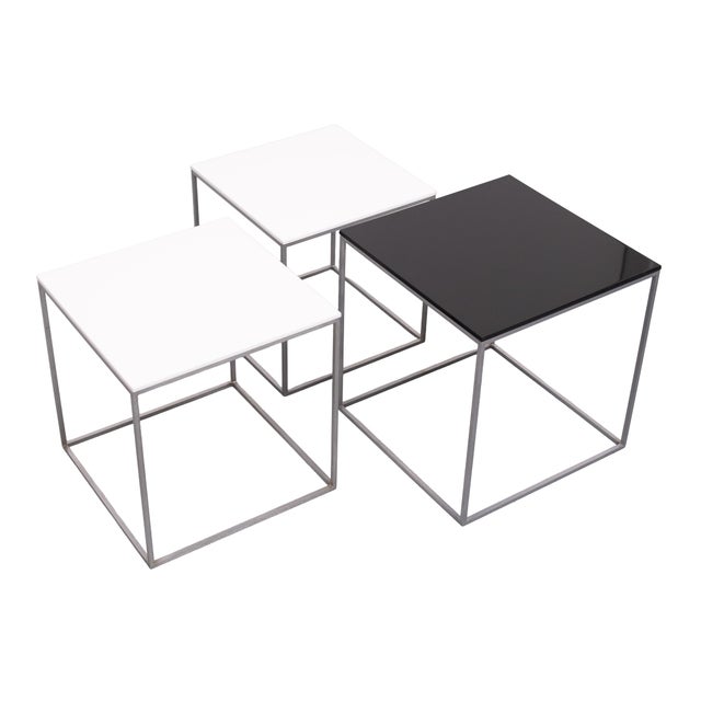 1950s Model PK-71 Nesting Tables by Poul Kjærholm for E. Kold Christensen, 1950, Set of 3 For Sale - Image 5 of 13