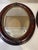 Victorian Late 19th Century Pair of Victorian Faux Grain Painted Oval Mirrors For Sale - Image 3 of 6