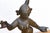 Indian Antique Oil Rubbed Bronze Celestial Aspara For Sale - Image 3 of 9
